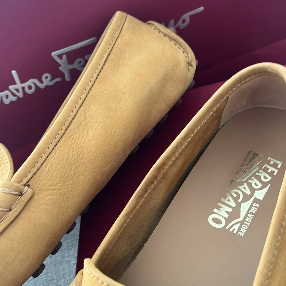 Salvatore Ferragamo Tan Loafers - Picture 8 of 10